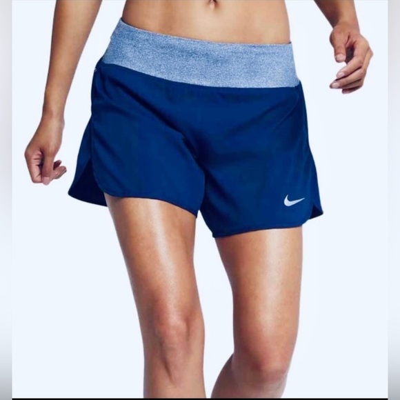 $8 WHEN BUNDLED Nike Dri-Fit Rival Blue Women’s Running Shorts - Picture 1 of 9